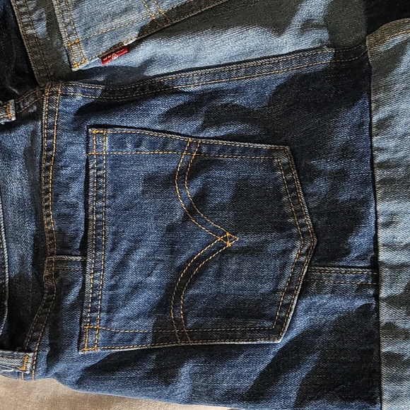 Levi's patchwork Jean skirt - Picture 4 of 6